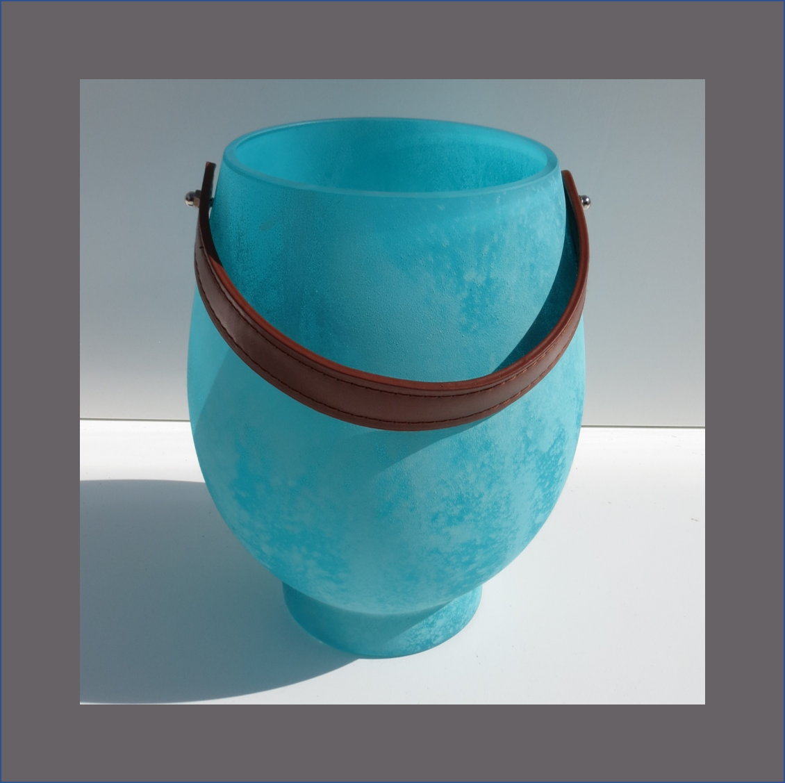turquoise-and-leather-vase